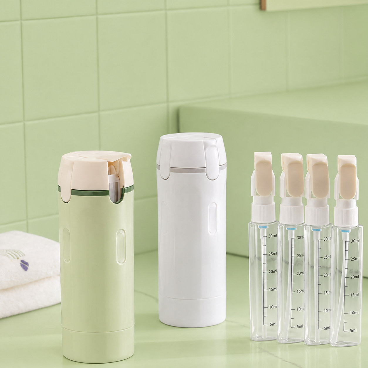 4 in 1 Travel Dispenser